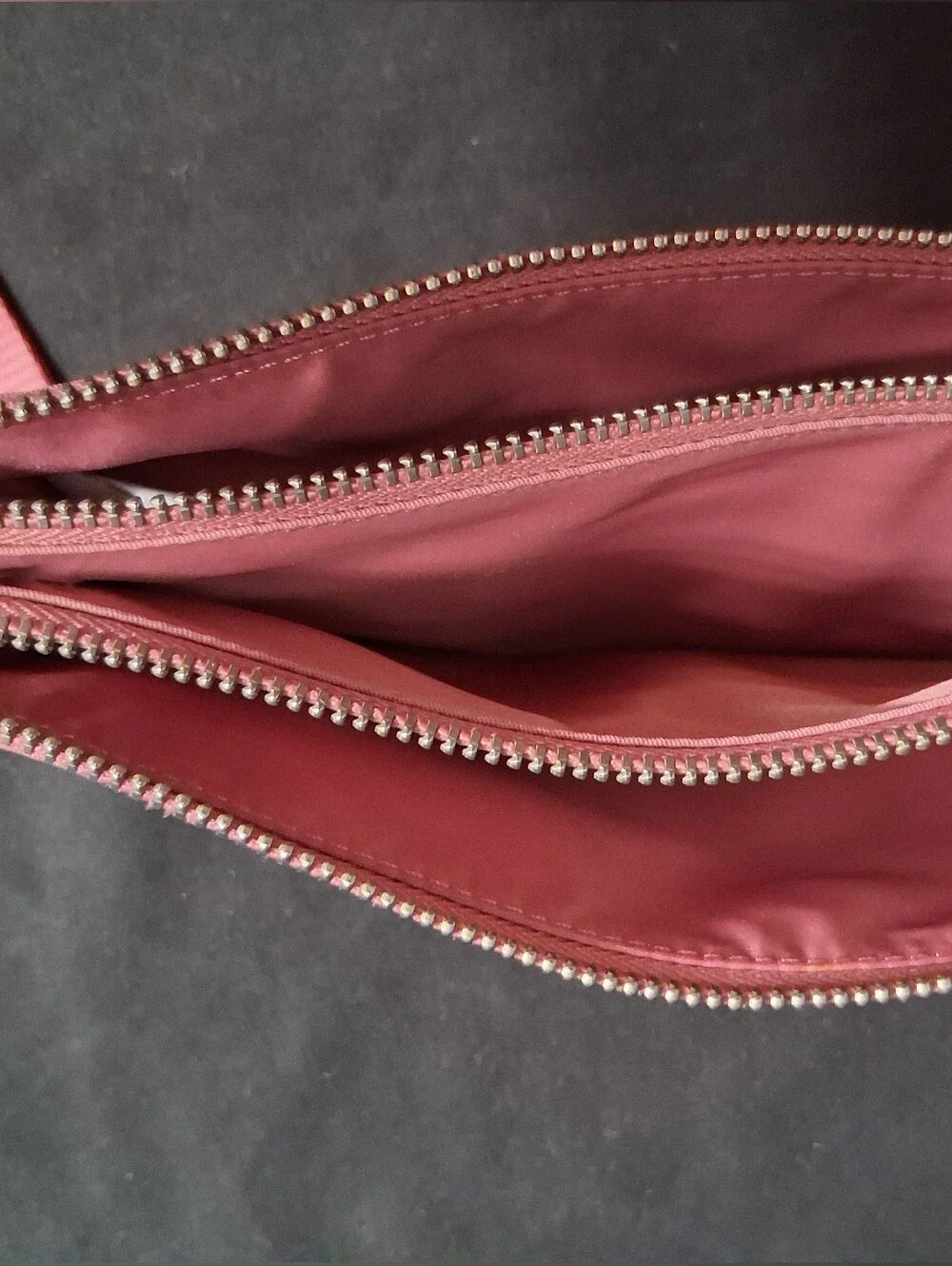 Lululemon Three Compartment Pink Wristlet/Pouch
